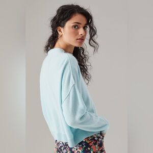 Pilcro Cashmere Sweater // Blue - Size Large
